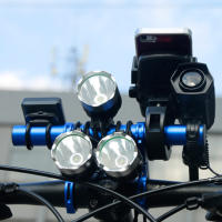 Extensor De Manillar De Bicicleta Montaje Para Farol De Mountain MTB Ciclismo Accesorio Soporte Para Lámpara De Flashlight Compatible Con Bicis De Montaña Y Carretera - details 1