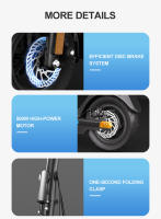 JOYOR C10 Patinete Eléctrico, Motor de 500W, Batería Extraíble de 48V 10.4Ah, Neumáticos de 10 Pulgadas, Velocidad Máxima de 40km/h, Alcance Máximo de 30-50km, Carga Máxima de 120kg, Freno de Disco Dual, Cerradura NFC - details 21
