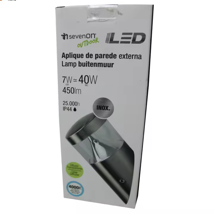 ORION91 ORION91 Donclaif Aplique LED Exterior Pared Acero 7W 450lm 4000K 25000h - Spazioluzio - 1