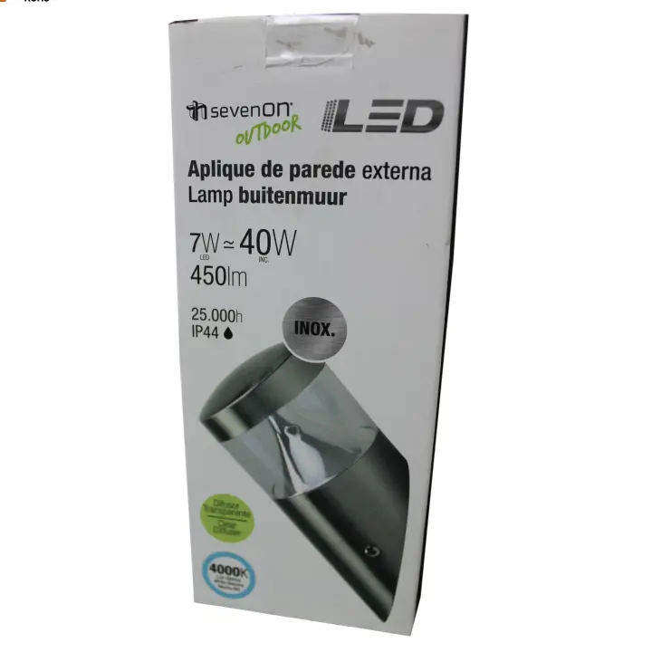 ORION91 ORION91 Donclaif Aplique LED Exterior Pared Acero 7W 450lm 4000K 25000h - Spazioluzio - 1