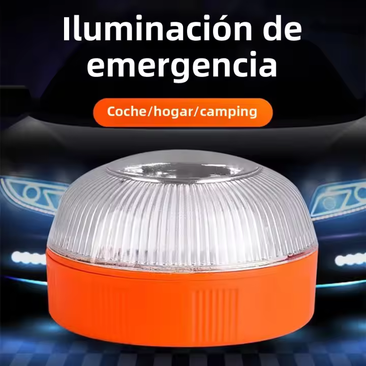 Luces De Emergencia Para Coche LED Impermeables Recargables Con USB Accesorios De Seguridad En Carretera Luz Estroboscópica - 1