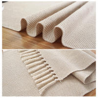 Corredor De Mesa De Lino Y Algodón Tejido Vintage Para Bodas Y Fiestas Navideñas Decoración De Hogar Textil Para El Día a Día Estilo Retro - details 2