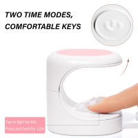 LULAA Mini Lámpara UV Para Uñas Secado Rápido De Gel Portátil Para Arte De Uñas Lámpara LED Para Manicura Y Pedicura Certificación CE Material ABS Peso 60g - details 1