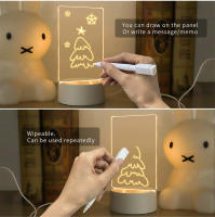 Lámpara LED USB 5V Tablero De Mensajes Luz De Ambiente Para Mesa Regalo De Cumpleaños Y Navidad Iluminación De Hogar - details 2