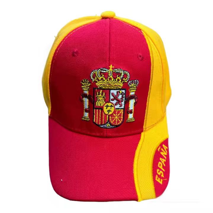 MEJORADA JH-1 Gorra España con Escudo Nacional y Visera Curva - Diseño Deportivo y Casual, Ideal para Aficionados y Turismo - 1