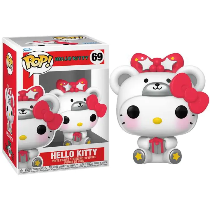 Funko Pop! Sanrio: Hello Kitty - Hello Kitty Oso Polar, 72075, Nº69 - 1