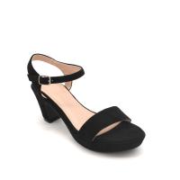 Calzados Soraia. Sandalia de tacón bajo, tacón grueso, un clásico de serraje, sandalia cómoda, moda verano - details 3