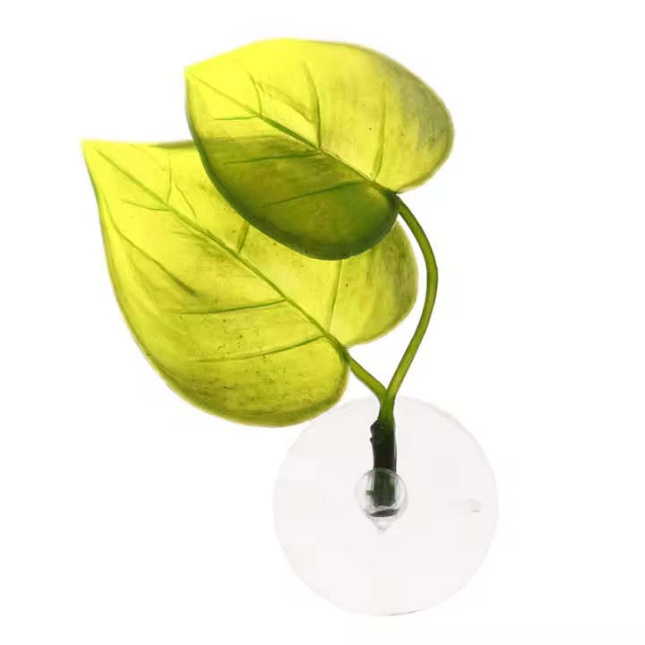 Planta Artificial Para Acuario Hojas Decorativas Para Descanso Y Reproducción De Betta Decoración De Juguete Para Peces Tamaño Único - 1