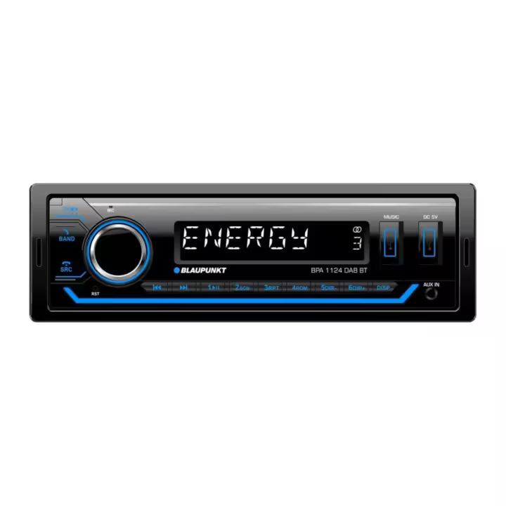 BLAUPUNKT BPA1124DAB/BT Autorradio 1DIN con DAB+, RDS, Bluetooth, 2 puertos USB - 1