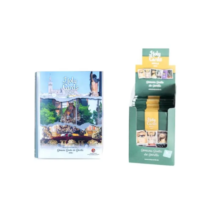 Cromos Holy Cards  25 sobres sueltos Holy Cards Sevilla 2025 semana santa y tambien Album+ 25sobres sueltos HolyCards coleccion oficial y original garantizado 2 modelos a elegir pincha añadir cesta y elegir mirarse bien - 1