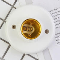 Soporte De Bombilla E27 1-10PCS Base De Luz Blanca Para Ceilinador Adaptador De Soporte De Bombilla 220V Material Plástico - details 4