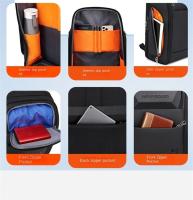 Bolsa De Negocios Multifuncional Impermeable Con Cerradura Antirrobo Transpirable Mochila Con Carga USB Gran Capacidad Para Viajes - details 2