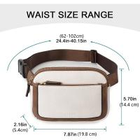 Bolsa De Cintura Para Mujer Con Correa Ajustable De Cuero Sintético PU Bolso De Mano Mensajero Crossbody Moda Casual - details 2