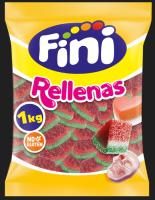 Fini Rellenas Tajada Sandia - Bolsa de 1 Kg - Golosinas con Relleno Cremoso - Sabor Intenso a Sandia - Sin Gluten - details 2