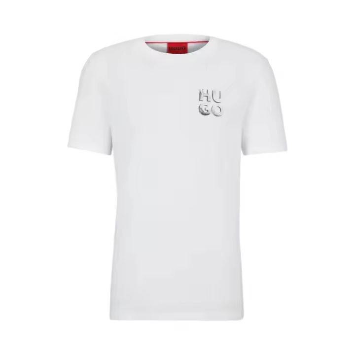 HUGO BOSS - Camiseta Blanca para Hombre Hugo 50508944-100 . - 1