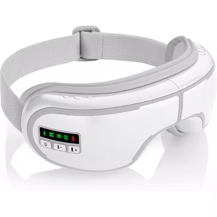 Masajeador ocular con función de calentamiento, venda ocular calificada FSA / hsa, masaje de compresión, masajeador ocular para aliviar migrañas, reducción de ojeras, alivio de la fatiga ocular y mejora del sueño son regalos ideales para hombres / mujeres - 1