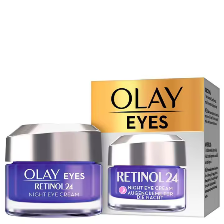 OLAY Retinol 24 crema de ojos noche sin perfume frasco 15 ml - 1