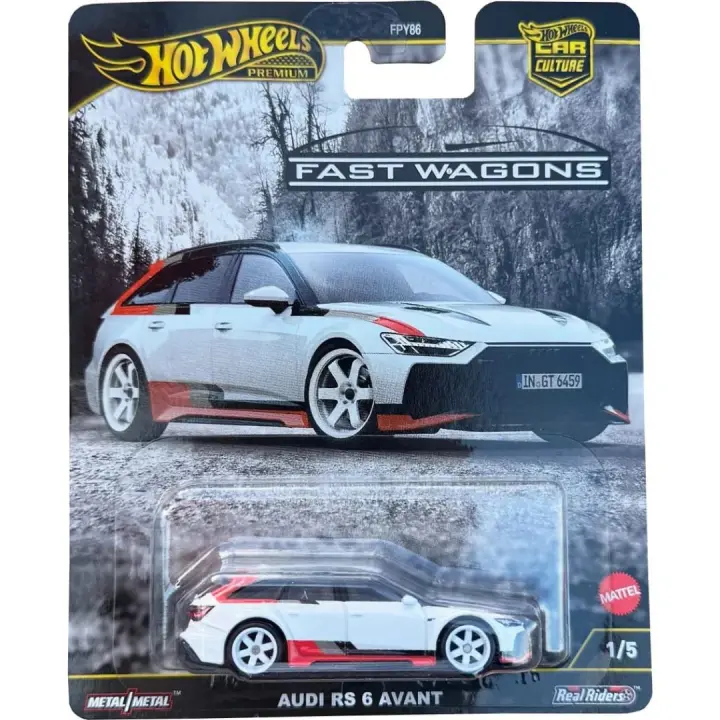 Hot Wheels Premium Fast Wagons 2025 Audi RS 6 Avant 1/5 - 1