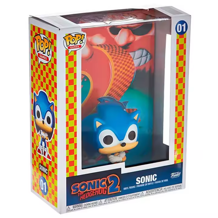 Funko Pop Figura Exclusiva De La Portada Del Juego Sonic - 1
