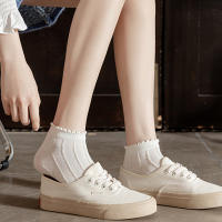 5 Pares De Calcetines Cortos Para Mujer Blanco Verano Estampado Lindo Calcetines De Tobillo Moda Kawaii Fino Y Cómodo - details 5