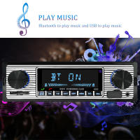 Hippcron Radio De Coche 1 DIN Estéreo FM Bluetooth Reproductor De Música MP3 Con Entrada USB/SD Y Auxiliar Para Teléfono Móvil - details 2