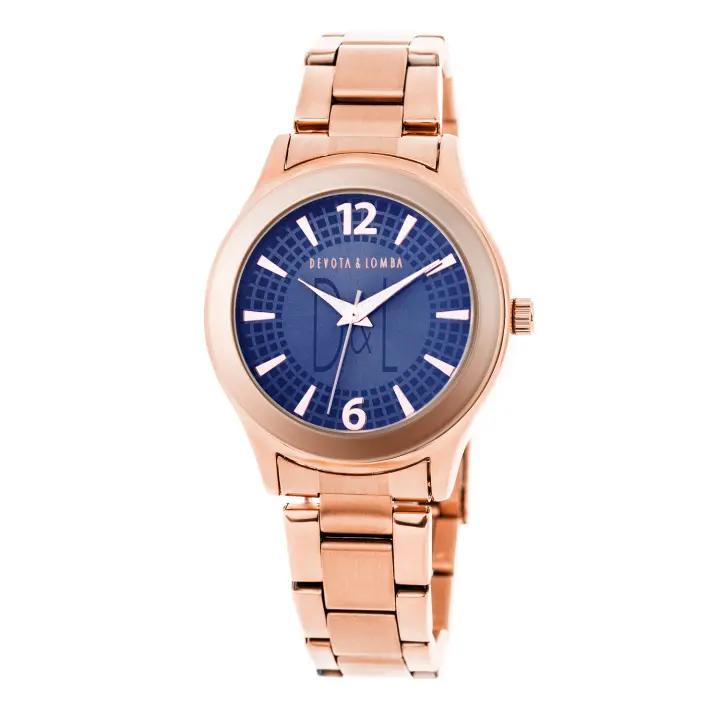 Devota & Lomba Reloj Mujer Analogico Cuarzo con Correa de Acero DL001W-03MARINE - 1