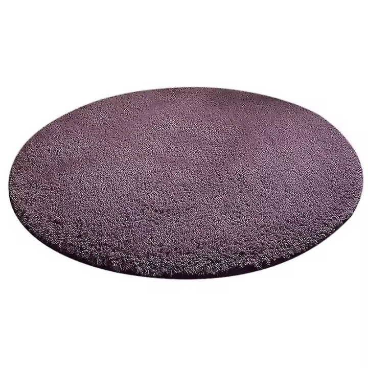 Moderno simple Alfombras Grueso área Redonda Tapetes Sala mecedora Piso Esterillas sudadera suave dormitorio s Decoración para el hogar - 1