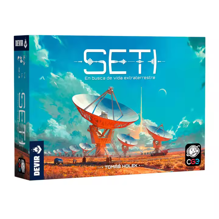 SETI EN BUSCA DE VIDA EXTRATERRESTRE DEVIR - Juego de Mesa - Nuevo a estrenar - Devir - Juego de Tablero - 1