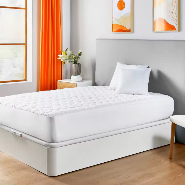 Protector de Colchón Acolchado Impermeable – Confort y Protección, Microfibra Suave, Impermeable con Membrana PU, Ajuste Perfecto hasta 32 cm, Transpirable y Fácil de Cuidar - WHAT THE SLEEP - 1