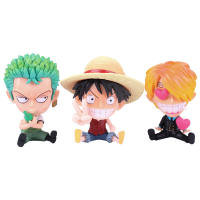 Figura De Acción PVC Q Version De One Piece Luffy Y Roronoa Zoro De Anime Manga Modelo Estatua Colección Juguete Para Niños - details 1