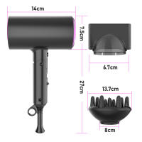 SOMY Secador de Pelo de Viaje 1800W Plegable con Iones Negativos - Diseño Compacto y Potente - details 0