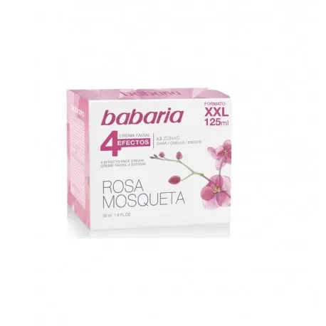 BABARIA CREMA FACIAL XXL 4 EFECTOS 125ML - 1