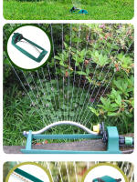 Riega Jardín Con 15 Orificios Plástico Campana De Jardín Riego Para Verduras Juego De Agua Para Césped Riega Techo Con Tubo De Aluminio Oscilante - details 6