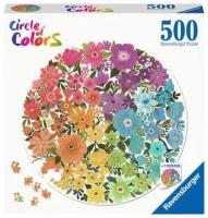 Ravensburger - Puzle Circular - Circle of Colors Flores. 500 piezas - details 0