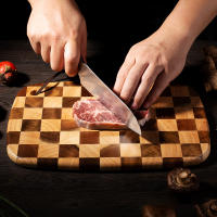 XITUO Tabla De Corte Ovalada De Madera Calidad Superior Bloque De Corte Para Chef Pizza Pan Fruta Sushi Antideslizante Protector De Cuchillo Para Cocina - details 4