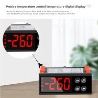 Controlador De Temperatura Digital LED 12V 24V 220VAC Para Incubador Thermostat Con Sensor NTC ECS-961NEO Calentamiento Enfriamiento - details 4