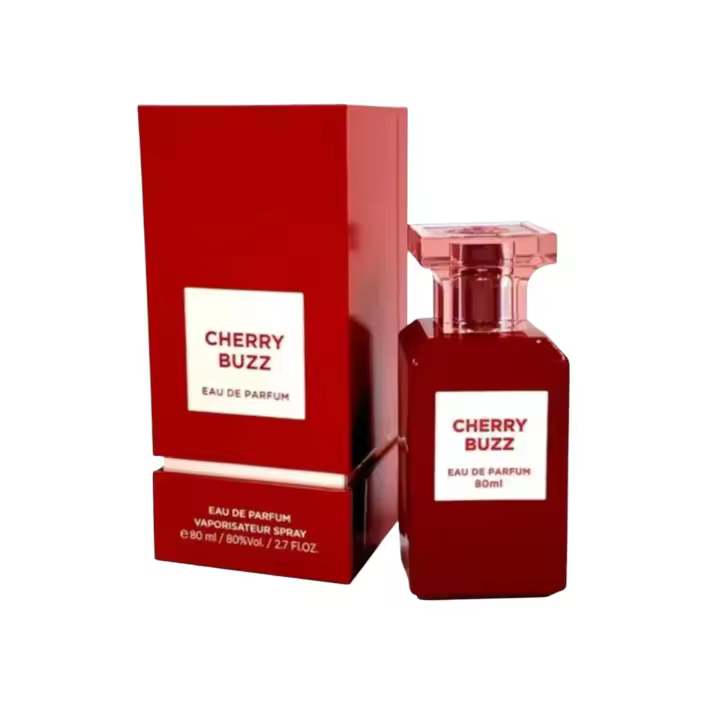 Perfume Cherry Buzz Fragance World 80 ml, Fragancia Afrutada Exclusiva para Mujeres - 1