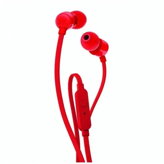 JBL T110 Auriculares In Ear con Pure Bass - Con manejo de un solo botón y micrófono - 1