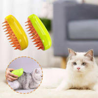 Peine Para Mascotas 3 En 1 Con Vapor Para Perros Y Gatos Limpieza Automática Masaje Eliminación De Pelos Con Spraying - details 0