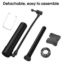 Bomba De Aire Para Bicicleta Manual Con Medidor Alta Presión 120 PSI Inflador De Neumáticos Para Bicicleta Schrader Valve - details 3