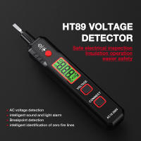 Bolígrafo De Voltaje HT89 AC 12V-300V Indicador Inteligente De Voltaje Prueba De Continuidad Herramienta Eléctrica Con Pantalla Digital - details 0