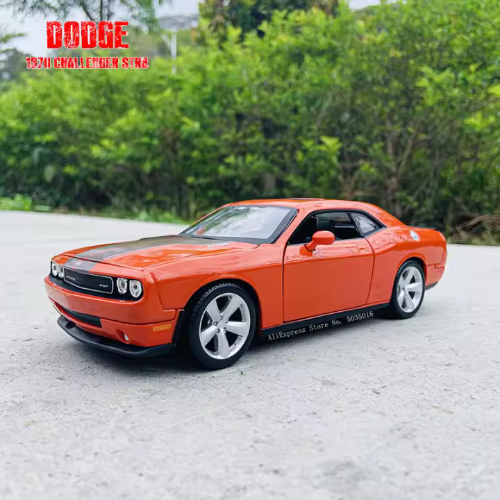 Modelo De Coche De Simulación Maisto 1:24 2008 Dodge Challenger En Aleación De Metal Para Colección Y Decoración Juguete Para Adultos - 1