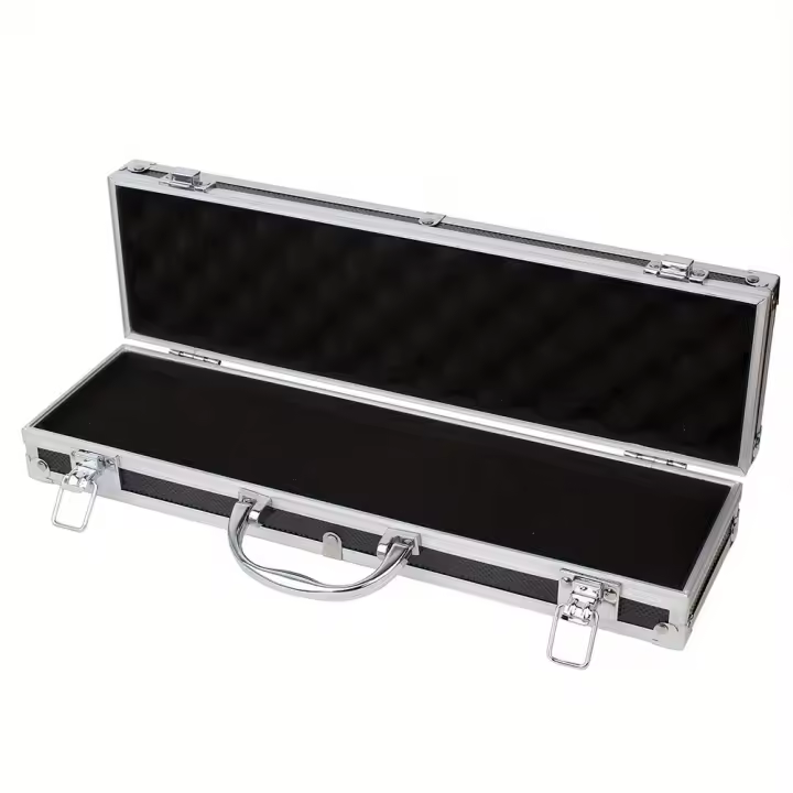 Caja De Herramientas Portátil De Aluminio 14.33x3.93x2.16inch Organizador De Utensilios De Metal Caja De Almacenamiento Útil Y Práctica - 1