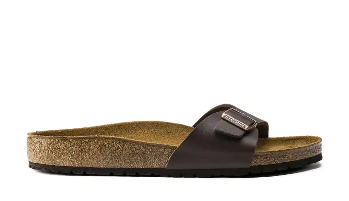 Sandalias Birkenstock Madrid para Hombre - Diseño Clásico de una Correa - Piel Sintética Resistente Al Desgaste - 1