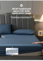 Protector De Matrícula De Lujo 100% Impermeable Sábana De Cama Premium Tejida a Mano Anti Bacteriano Y Suave Para Un Sueño Cómodo - details 14