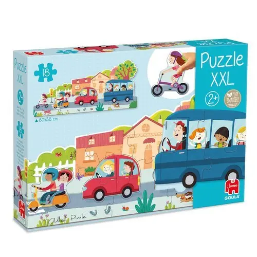 GOULA JUEGO PUZZLE XXL VEHICULOS PUZZLES 5x30x22 Cms. - 1
