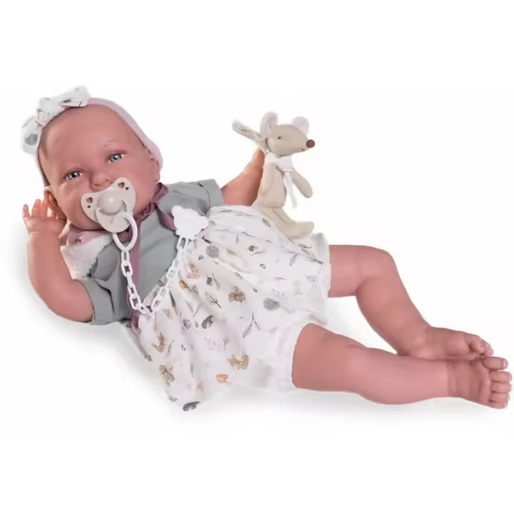 Muñeca Bebé Mi primer Reborn Daniela Peluche 52 cm Juguetes Antonio Juan - 1