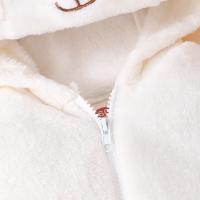 Romper Con Capucha De Oso Para Bebés Recién Nacidos Unisex Ropa De Bebé De Algodón Con Mangas Largas Traje De Playa De Un Pie Para Niños Y Niñas De 0 a 12 Meses - details 6
