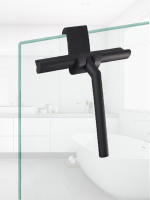 Cepillo De Ducha Para Baño Limpieza De Vidrio Y Espejos Con Soporte Colgante De Silicona Y Plástico Herramienta De Limpieza Ecológica Para Ventanas Y Puertas De Ducha - details 4