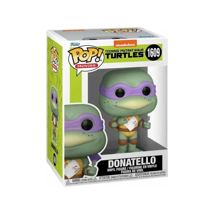 Funko Pop Movies Teenage Mutant Ninja Turtles Figura Donatello con Pizza 76045 - 1